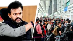 భోగాపురం లోని అల్లూరి సీతారామరాజు అంతర్జాతీయ విమానాశ్రయం లో తొలి వాణిజ్య విమాన సేవలను జెండా ఊపి ప్రారంభించిన కేంద్ర పౌర విమానయాన శాఖ మంత్రి కింజరాపు రామ్మోహన్ నాయుడు